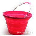 Food grade silicone collapsible bucket